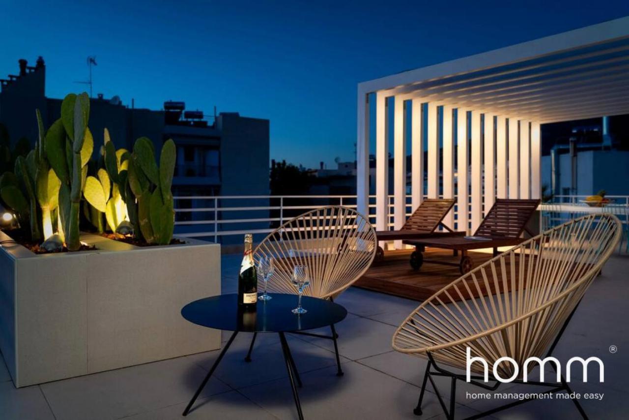 Апартаменты Brand New Homm Penthouse In Ano Glyfada, Dilou Афины Экстерьер фото