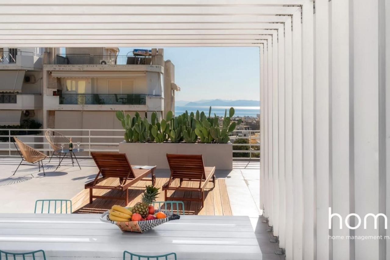 Апартаменты Brand New Homm Penthouse In Ano Glyfada, Dilou Афины Экстерьер фото