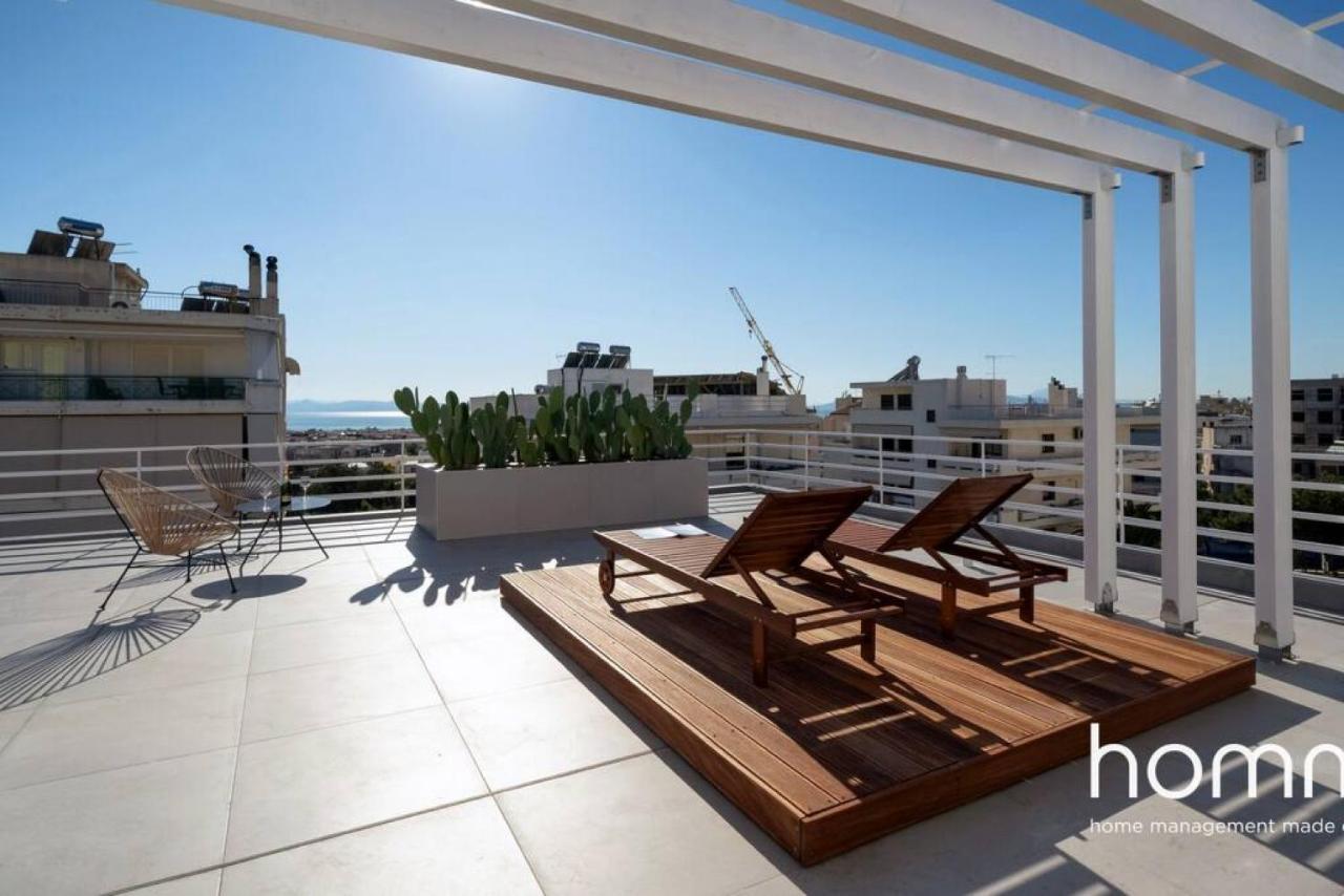 Апартаменты Brand New Homm Penthouse In Ano Glyfada, Dilou Афины Экстерьер фото