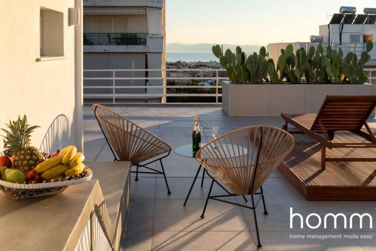 Апартаменты Brand New Homm Penthouse In Ano Glyfada, Dilou Афины Экстерьер фото