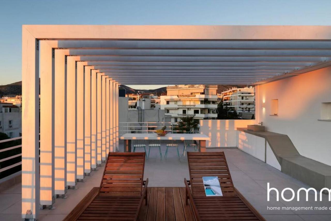 Апартаменты Brand New Homm Penthouse In Ano Glyfada, Dilou Афины Экстерьер фото