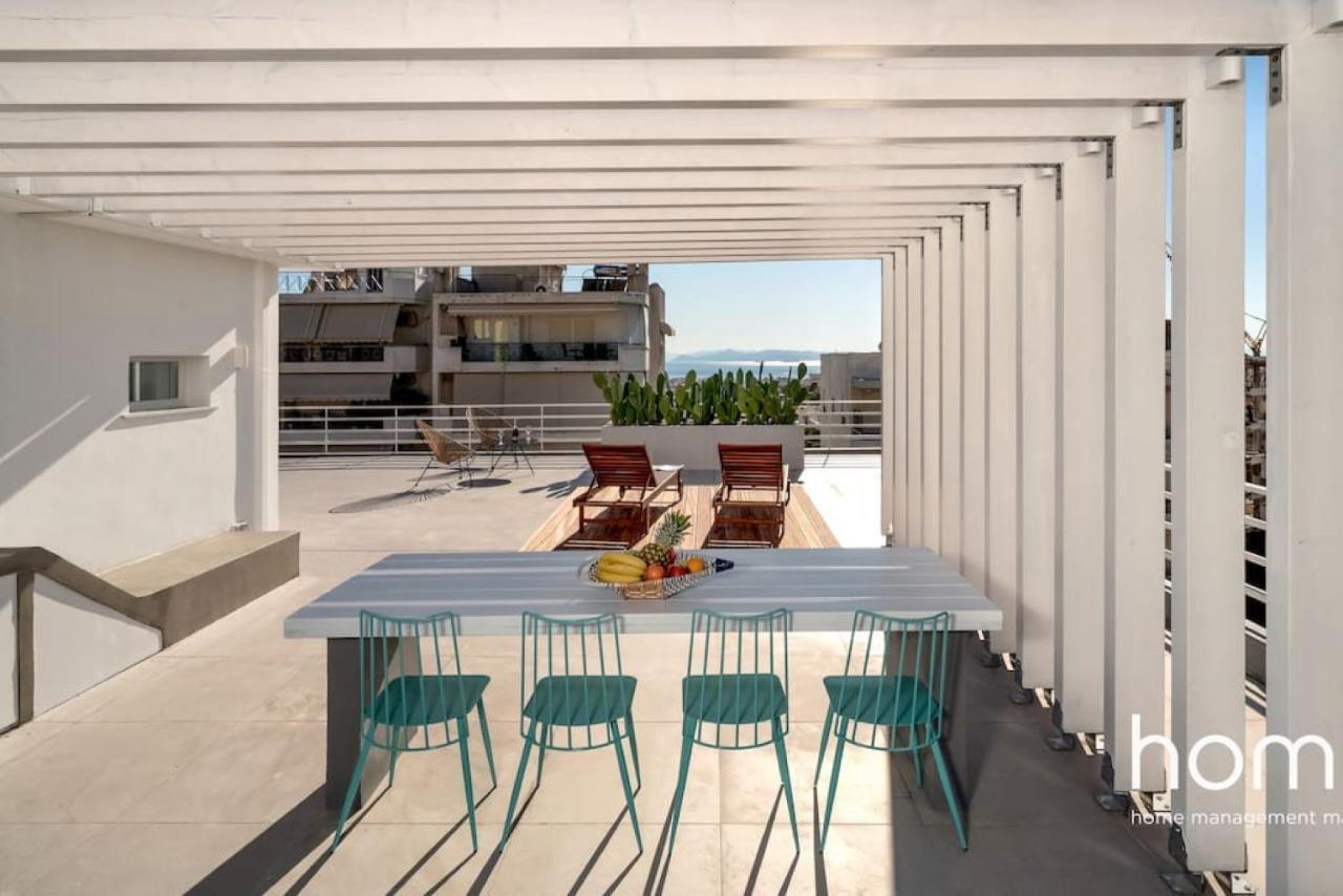 Апартаменты Brand New Homm Penthouse In Ano Glyfada, Dilou Афины Экстерьер фото
