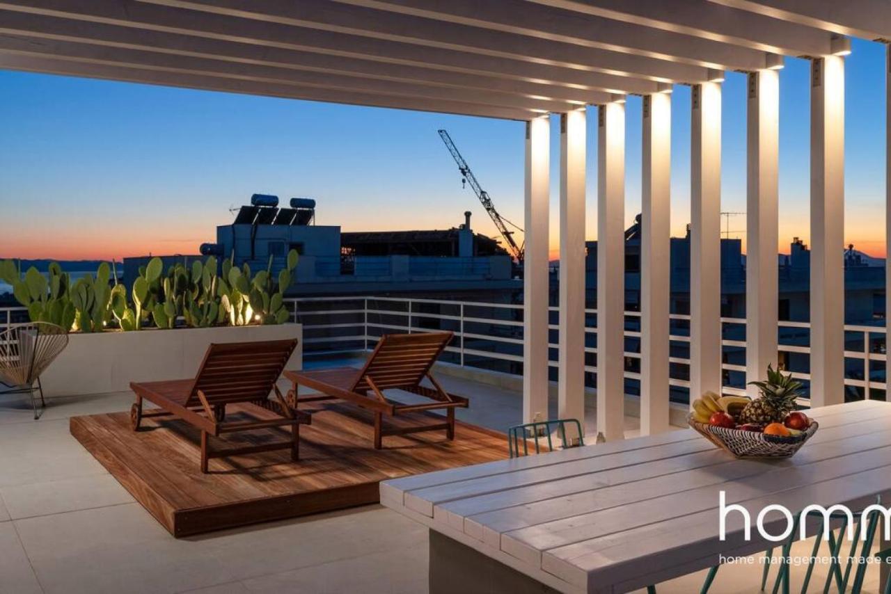 Апартаменты Brand New Homm Penthouse In Ano Glyfada, Dilou Афины Экстерьер фото