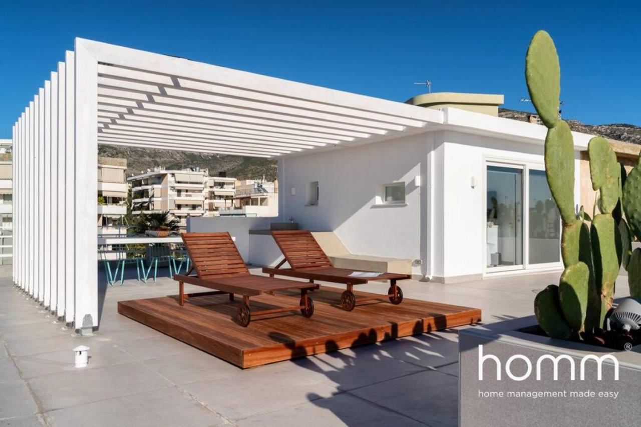 Апартаменты Brand New Homm Penthouse In Ano Glyfada, Dilou Афины Экстерьер фото