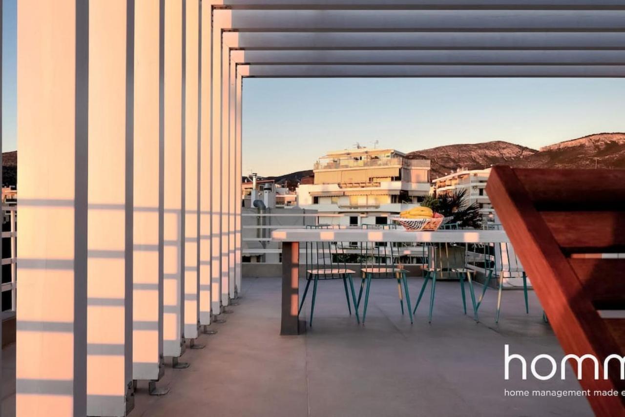 Апартаменты Brand New Homm Penthouse In Ano Glyfada, Dilou Афины Экстерьер фото