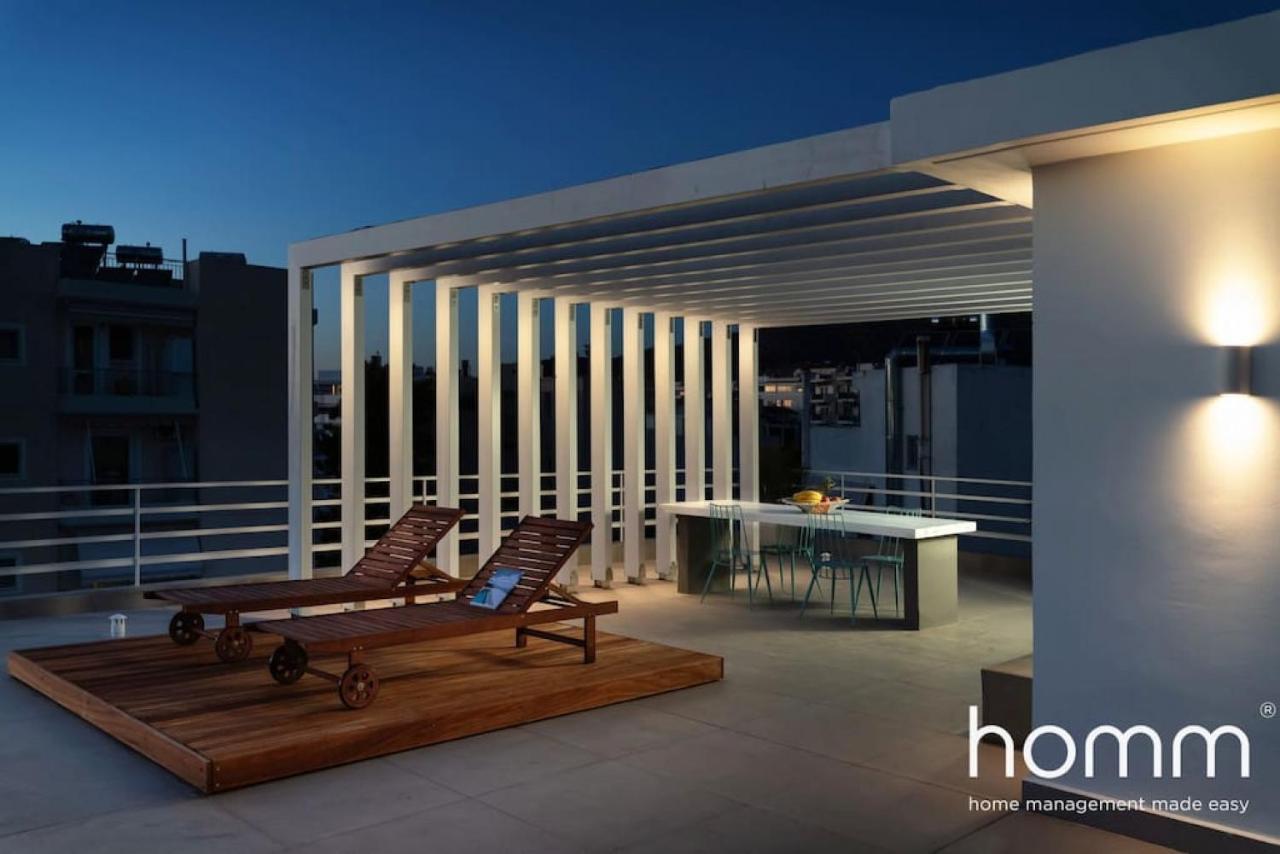 Апартаменты Brand New Homm Penthouse In Ano Glyfada, Dilou Афины Экстерьер фото