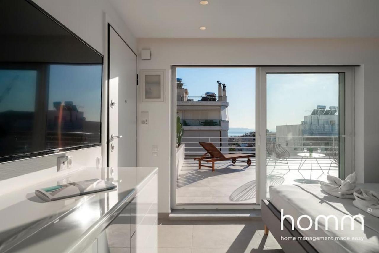 Апартаменты Brand New Homm Penthouse In Ano Glyfada, Dilou Афины Экстерьер фото