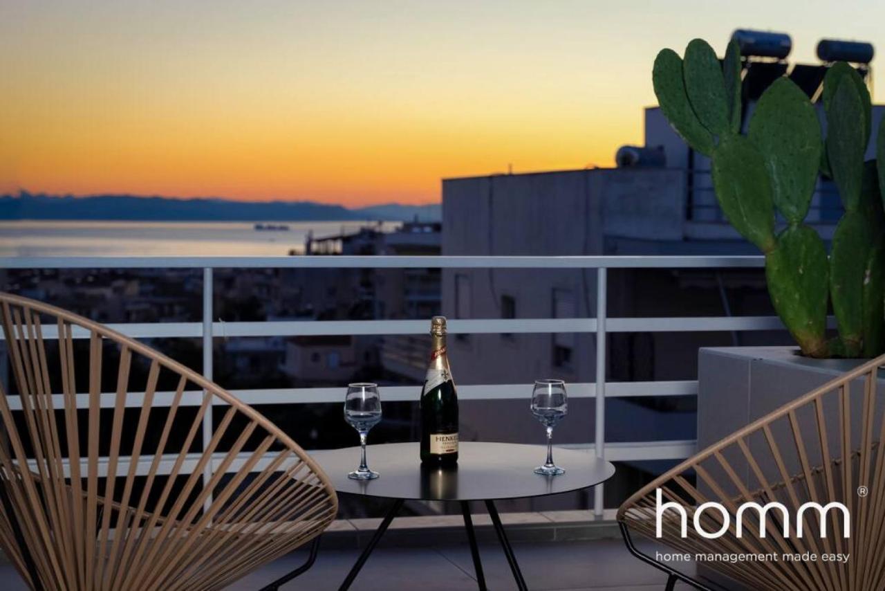 Апартаменты Brand New Homm Penthouse In Ano Glyfada, Dilou Афины Экстерьер фото