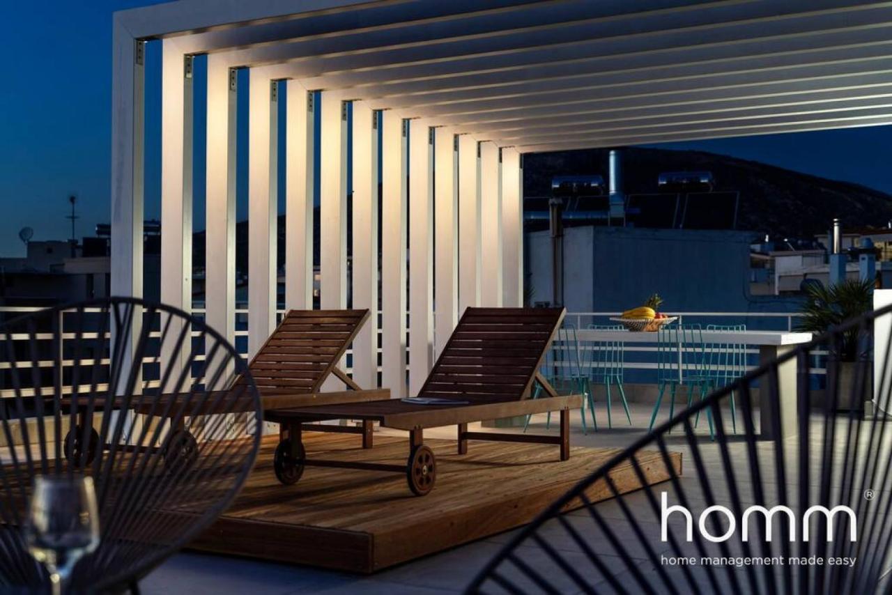 Апартаменты Brand New Homm Penthouse In Ano Glyfada, Dilou Афины Экстерьер фото