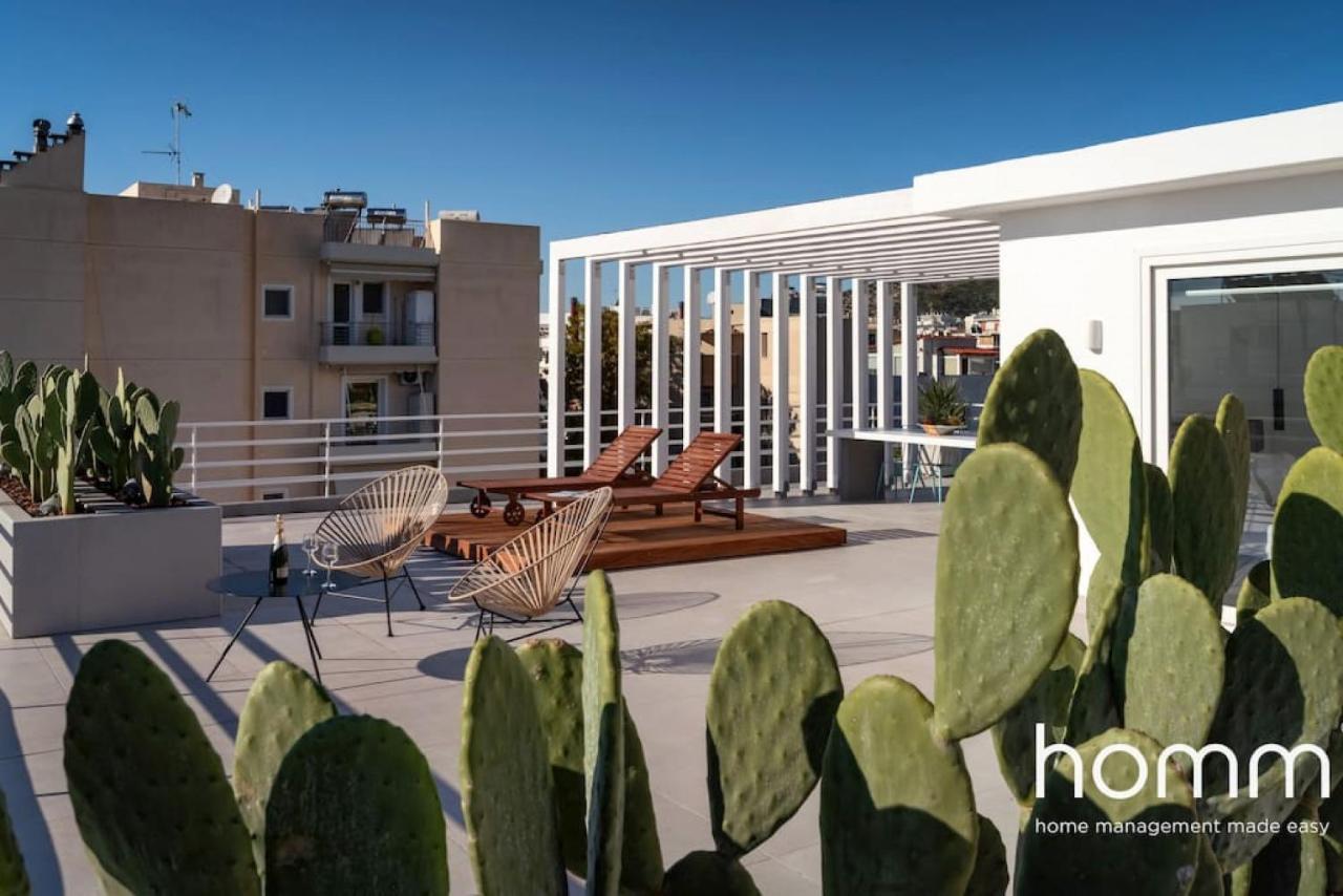Апартаменты Brand New Homm Penthouse In Ano Glyfada, Dilou Афины Экстерьер фото